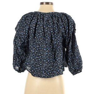 Apiece Apart Aude Tunic - XL / Leafy Floral Black
